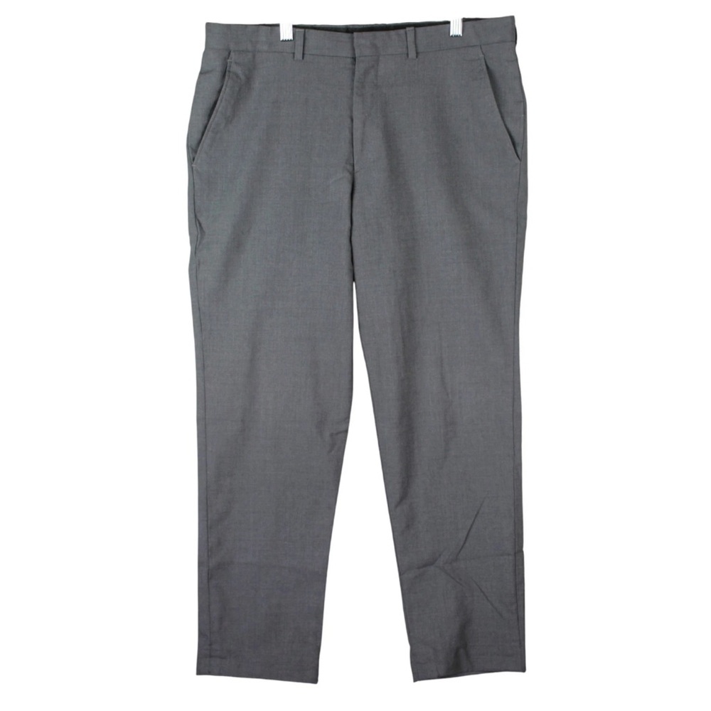 Paul Smith London Trousers Dress Pants Mens Size 32x28 Gray 100% Wool Preppy